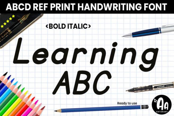 Abcd Ref Bold Italic: A Versatile Display Font for Learning and Design