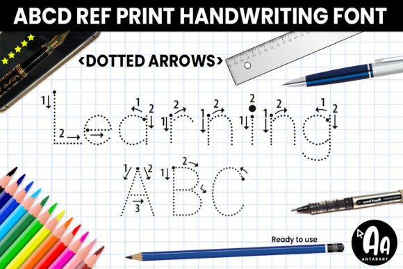 Abcd Ref Dotted Arrows: A Unique Tool for Learning the Print Alphabet