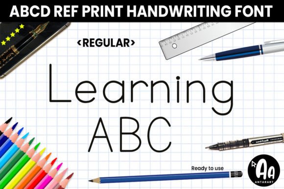 Abcd Ref Regular: A Simple and Practical Font for Learning the Print Alphabet