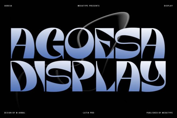 Agoesa: The Modern Display Font for Creative Expression