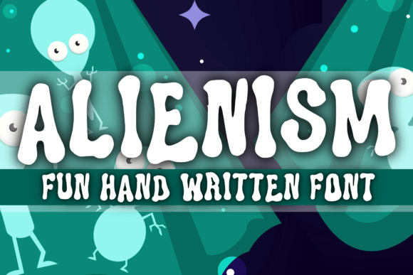 Alienism: The Wavy, Psychedelic Font That Brings Cosmic Creativity to Your Designs