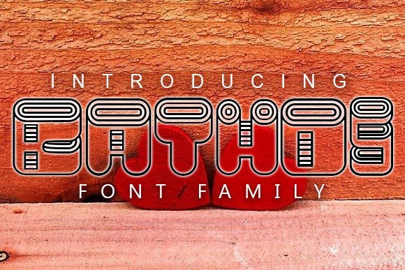Bathos: A Bold and Daring Display Font for Modern Design