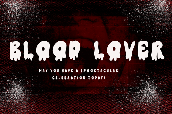 Blood Lover: A Spooky Display Font for Halloween and Beyond