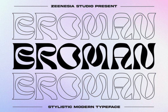 Broman: A Bold Modern Display Font for Creative Projects