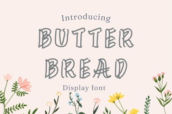 Butterbread: A Handwritten Font for Creative Designs