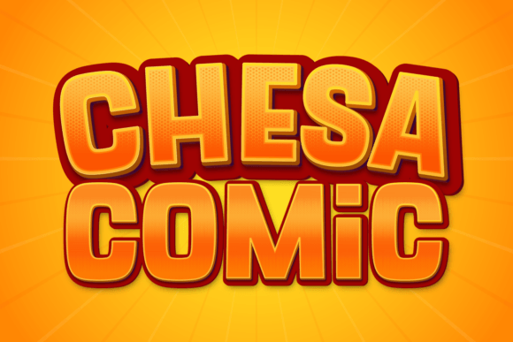 Chesa Comic: A Bold and Expressive Font for Modern Design Projects
