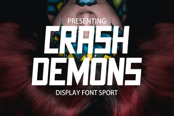 Crash Demons: The Bold Display Font That Elevates Your Designs