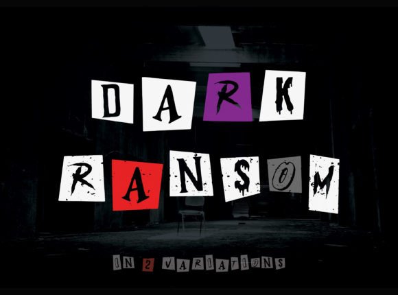 Dark Ransom: The Eerie Display Font for Spooky Projects