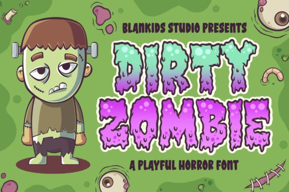 Dirty Zombie: A Spooky and Stylish Font for Halloween and Horror Themes