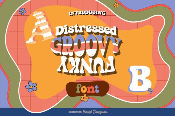 Distressed Groovy Funky Font: A Timeless Choice for Creative Designers