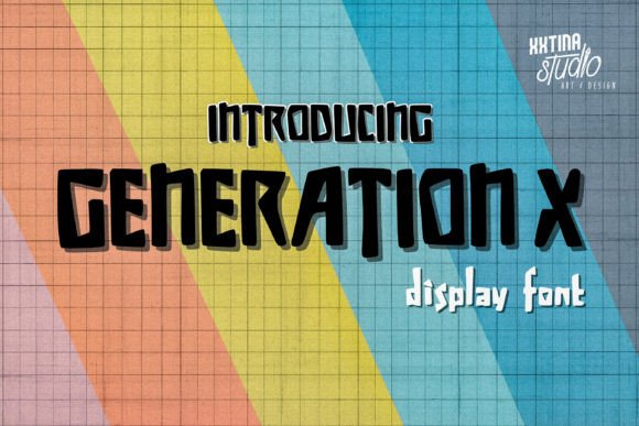 Generation X and the Generation X Font: A Bold Statement in Design
