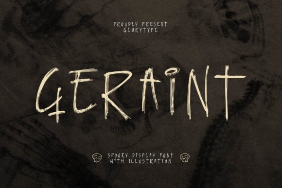 Geraint: The Eerie Display Font That Elevates Halloween Creations