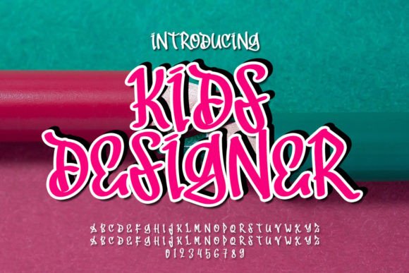 Kids Designer: A Strategic Display Font for Impactful Design
