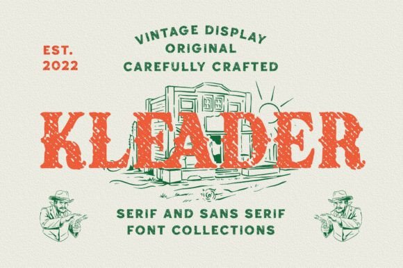 Kleader: A Unique Display Font for Professional and Creative Projects