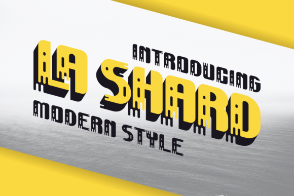 La Shard: A Whimsical Display Font for Creative Projects