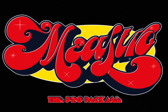 Meastro Duo: A Retro-Style Font for Eye-Catching Designs