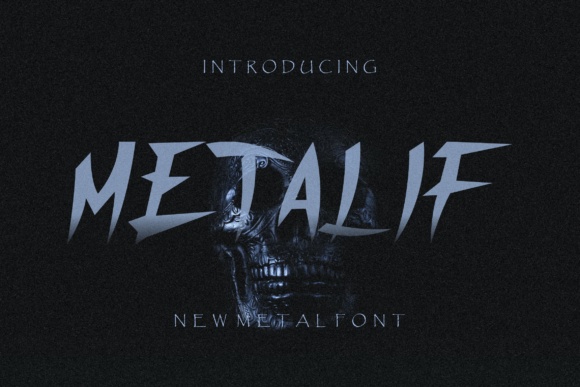 Metalif: A Modern Font with a Mysterious Edge