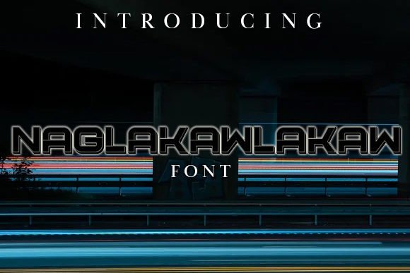 Naglakawlakaw: A Bold Display Font for Impactful Design