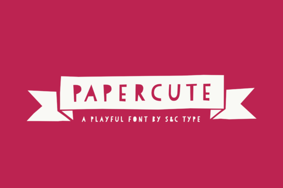 Papercute: A Playful Font Inspired by Paper Art