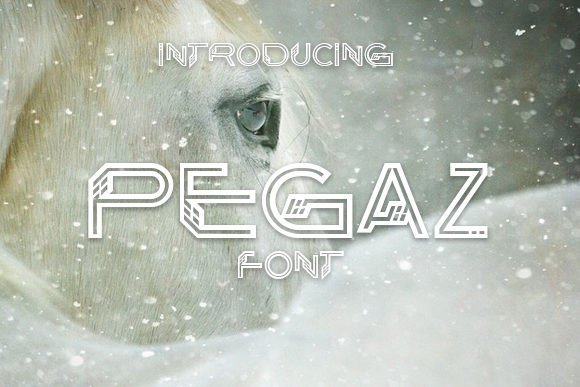 Pegaz: A Futuristic Font for Modern Design
