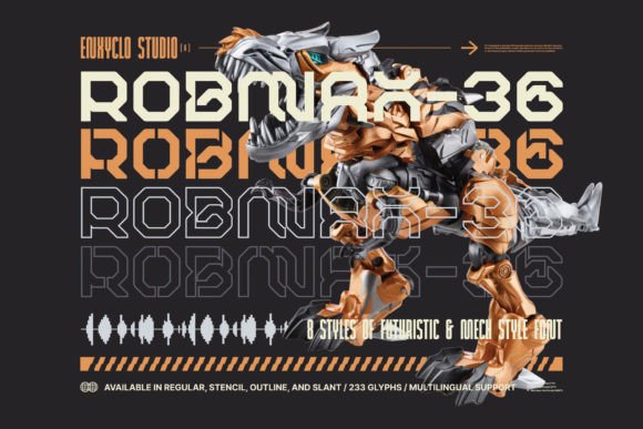 Robmax36: A Futuristic Font for Sci-Fi Projects