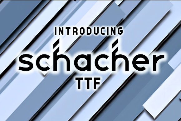 Schacher: A Strategic Display Font for Impactful Design and Communication