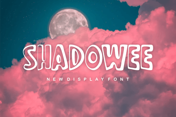 Shadowee: A Stylish Outline Font for Creative Projects
