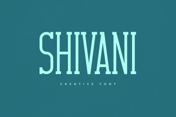 Shivani: A Stylish and Versatile Display Font for Modern Design