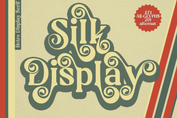 Silk Display: A Bold, Retro Font for Modern Creativity