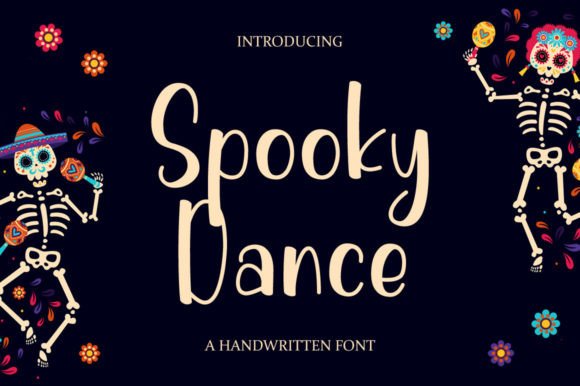 Spooky Dance: A Playful Handwritten Font for Creative Projects
