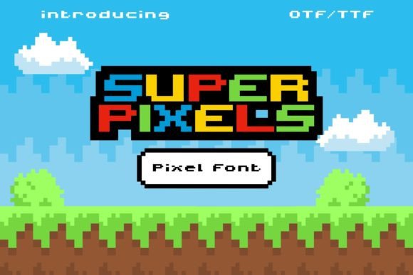 Super Pixels: The Retro Font That Adds Nostalgia to Modern Design