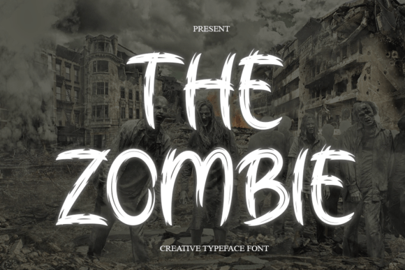 The Zombie Font: A Modern Brush Display for Creative Projects