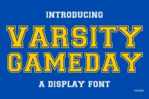 Varsity Gameday: A Modern Display Font with a Classic Sporty Edge