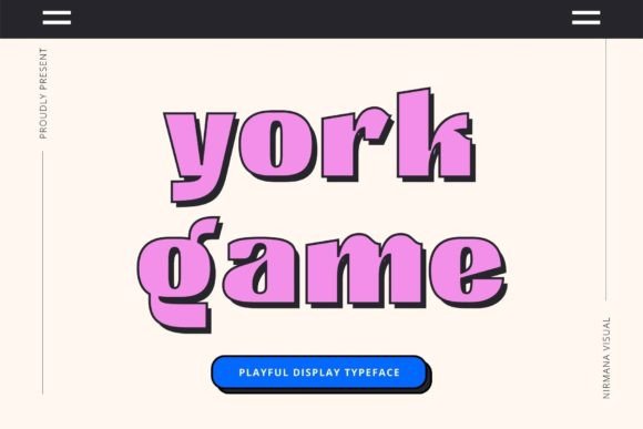 York Game: A Versatile Font for Strategic Design and Branding